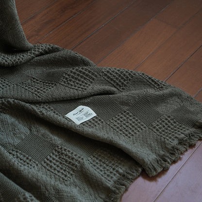 Tencel & Cotton Sand-Washed Throw Blanket