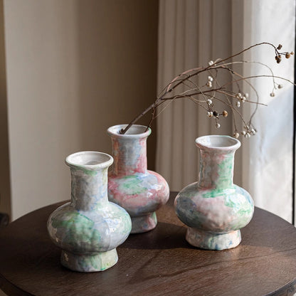 Hand-Painted Ceramic Vase