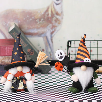 Halloween Witch Gnome Set