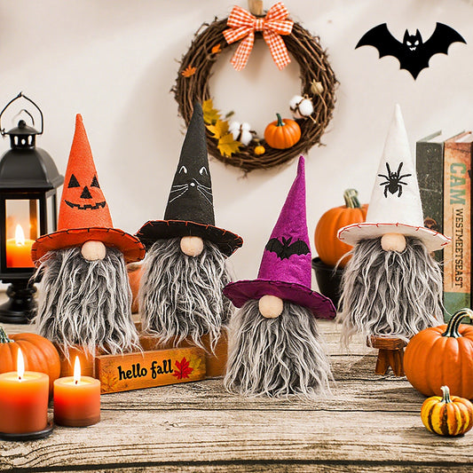 Halloween Gnome Tabletop Decorations