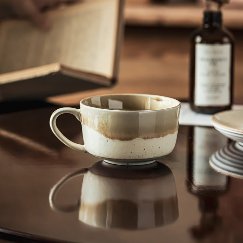 Two-Tone Ceramic Mug Set