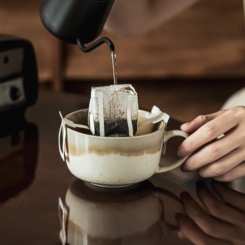 Two-Tone Ceramic Mug Set