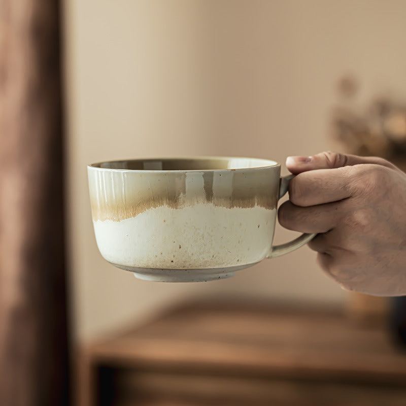 Two-Tone Ceramic Mug Set