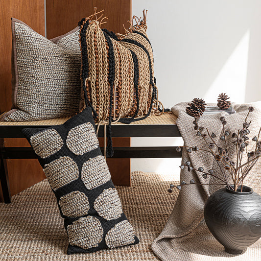 Textured Japandi Cushion & Throw Collection