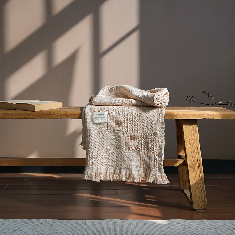 Tencel & Cotton Sand-Washed Throw Blanket