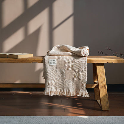 Tencel & Cotton Sand-Washed Throw Blanket