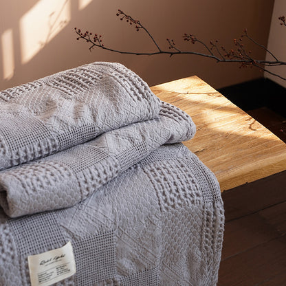 Tencel & Cotton Sand-Washed Throw Blanket