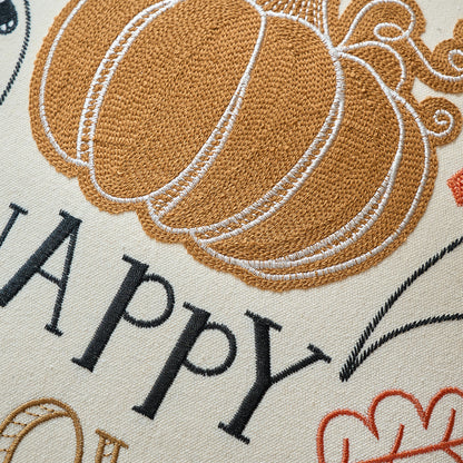 Halloween Ghost & Pumpkin Cushion Covers