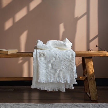 Tencel & Cotton Sand-Washed Throw Blanket