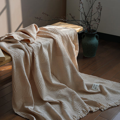 Tencel & Cotton Sand-Washed Throw Blanket