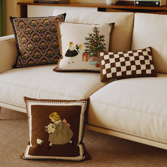 Festive Story Cushion Covers