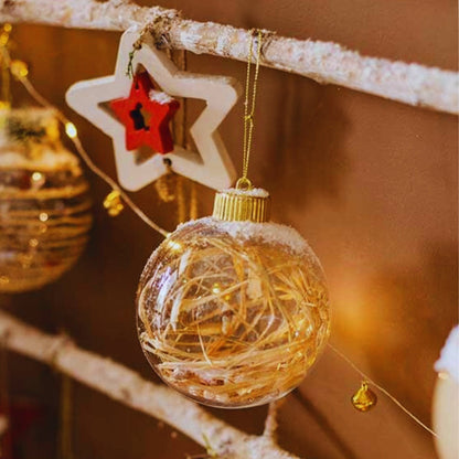 Vintage Gold Christmas Bauble Set