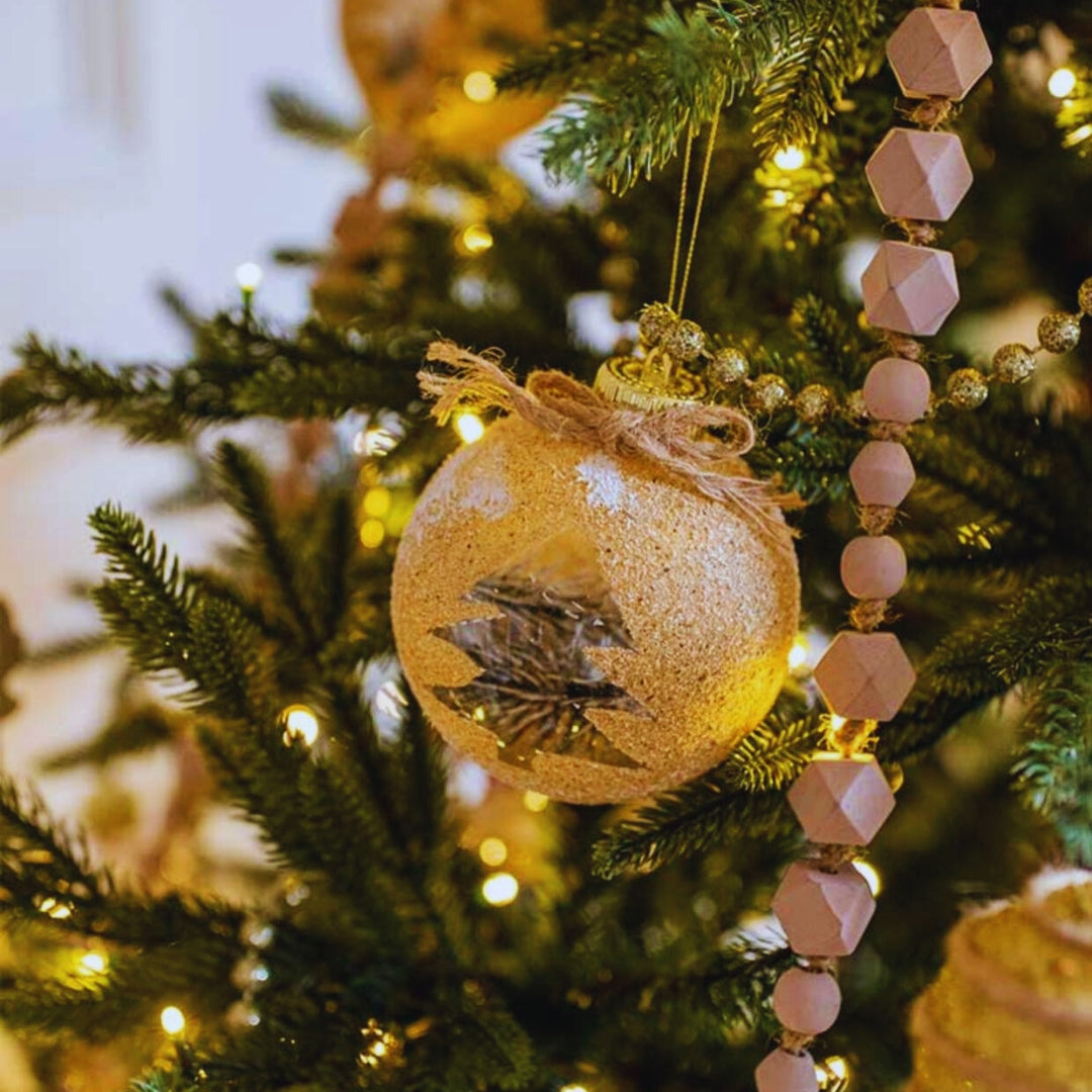 Vintage Gold Christmas Bauble Set