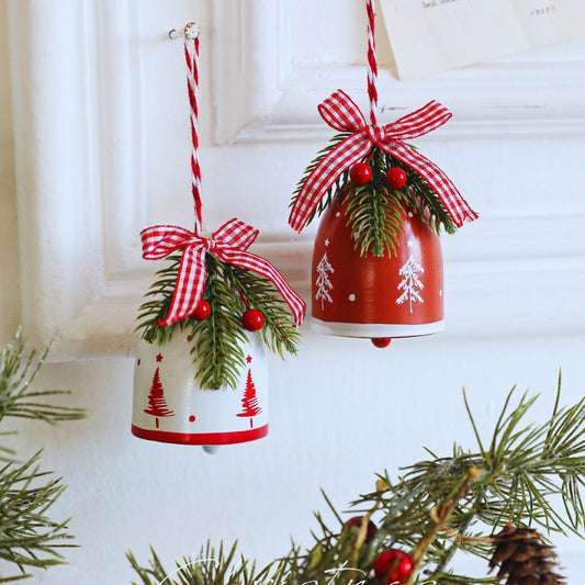 Festive Iron Bell Hanging Ornament
