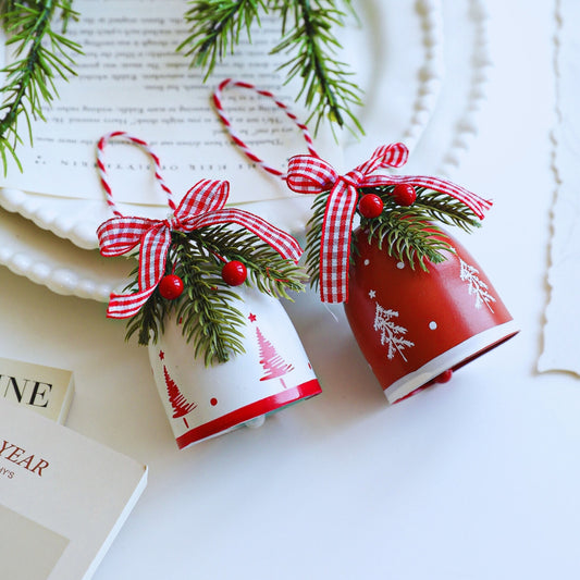 Festive Iron Bell Hanging Ornament