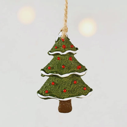 Vintage Christmas Resin Hanging Ornaments