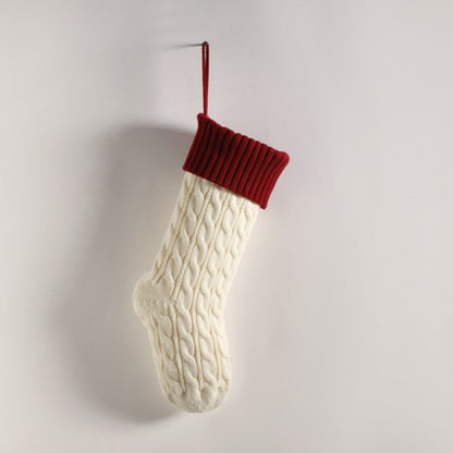 Cable-Knit Christmas Stocking