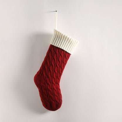 Cable-Knit Christmas Stocking