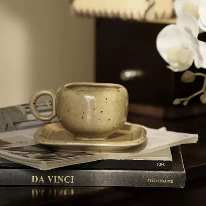 Mellow Light Ceramic Cup & Saucer Set