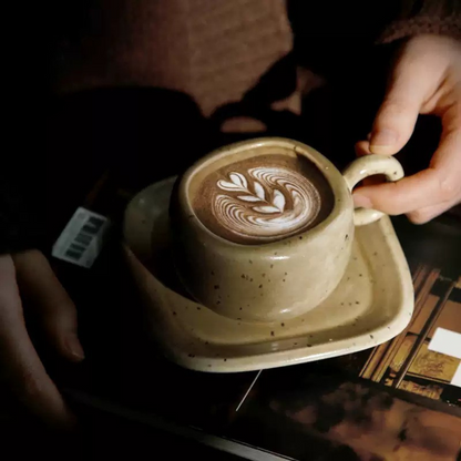 Mellow Light Ceramic Cup & Saucer Set