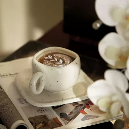 Mellow Light Ceramic Cup & Saucer Set