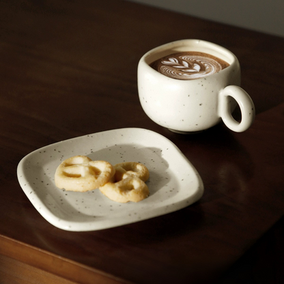 Mellow Light Ceramic Cup & Saucer Set