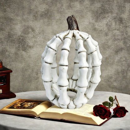 Skeleton Pumpkin Ornament